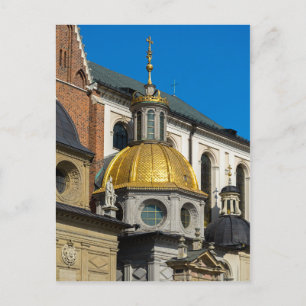 Golden Dome, Wawel Castle Krakow Briefkaart
