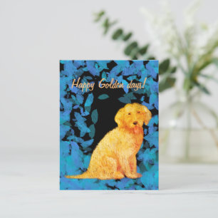 Golden Doodle Ansichtkaart Briefkaart