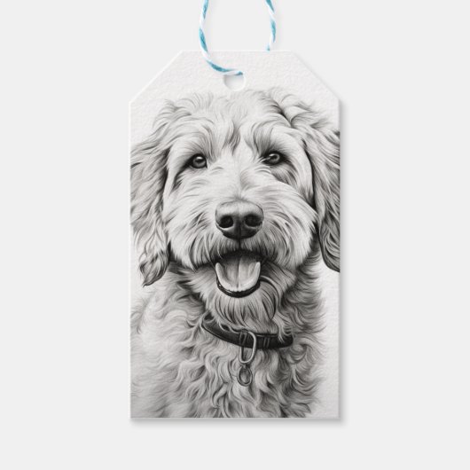 Golden Doodle Cadeaulabel (Voorkant)