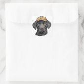 Golden Doodle Cap Kids Sticker Design stickers (Tas)