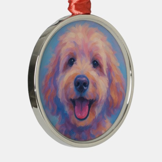 Golden Doodle Christmas Ornament (Rechts)