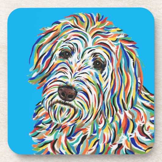 GOLDEN DOODLE COASTER BIER ONDERZETTER (Voorkant)