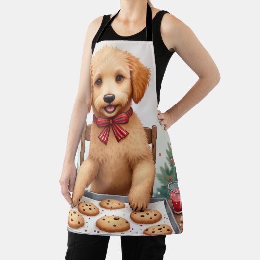 Golden Doodle Decorating Christmas Cookies Schort (Insitu)