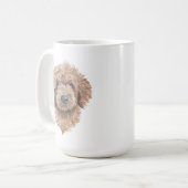 Golden Doodle Dog - Klassieke Mok, 15 oz Koffiemok (Voorkant links)