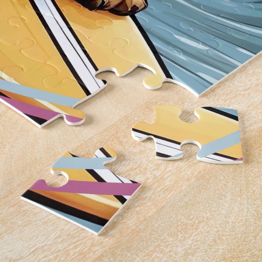 Golden Doodle dog Legpuzzel (Zijkant)