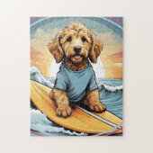 Golden Doodle dog Legpuzzel (Verticaal)