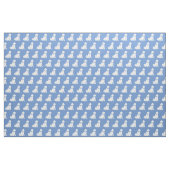 Golden Doodle Dog Silhouette Pet Aussie Light Blue Stof (Fat Quarter)