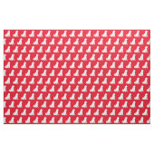 Golden Doodle Dog Silhouette Pet Aussie red Stof (Fat Quarter)
