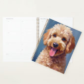 Golden Doodle | Dog Watercolor Painting Pet Planner (Display)