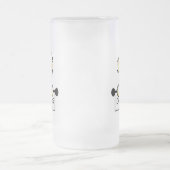 Golden Doodle Fan Matglas Bierpul (Center)