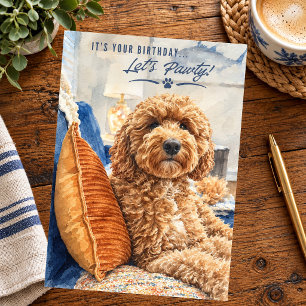 Golden Doodle Gefeliciteerd Kaart