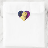 Golden Doodle Heart Sticker (Tas)