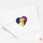 Golden Doodle Heart Sticker (Envelop)