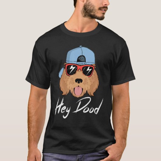 Golden Doodle Hey Dood Labradoodle Apricot Goolden T-shirt (Voorkant)