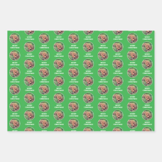 Golden Doodle Inpakpapier Vel (Voorkant 2)