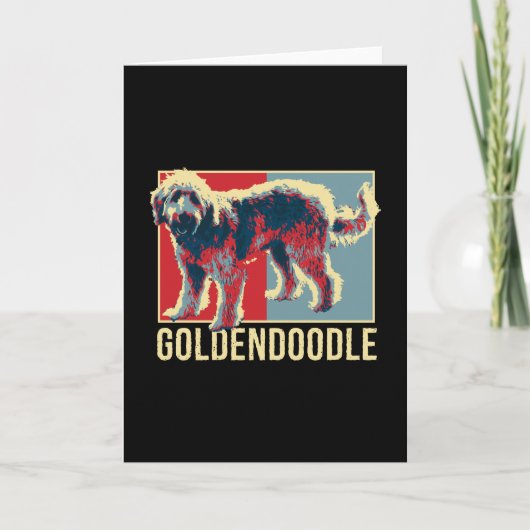 Golden Doodle Kaart (Voorkant)