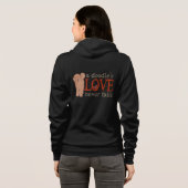 Golden Doodle Love mislukt nooit Hoodie (Achterkant volledig)
