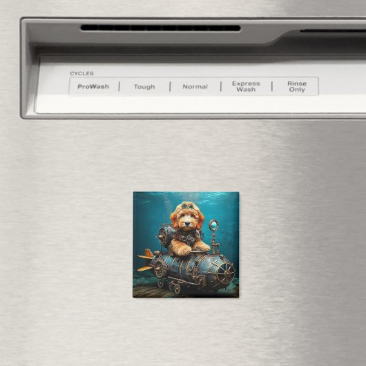 Golden Doodle Magnet (Insitu (Vaatwasser))