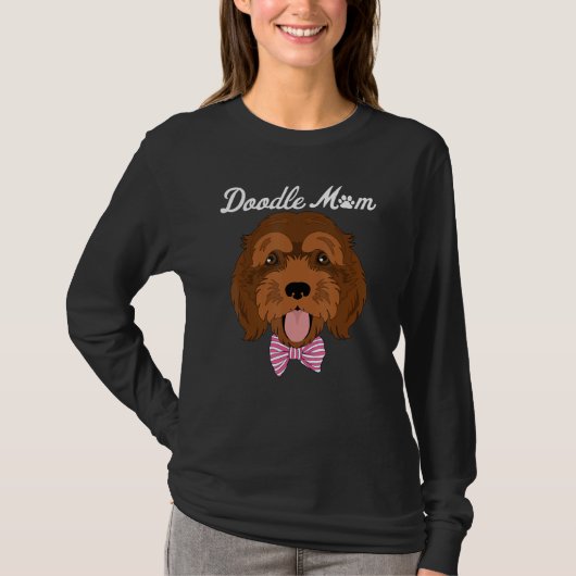 Golden Doodle Mom Labradoodle Mama Cute Gooldendoo T-shirt (Voorkant)