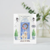 Golden Doodle Moving Announcement Briefkaart (Staand voorkant)