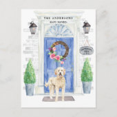 Golden Doodle Moving Announcement Briefkaart (Voorkant)