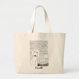 Golden Doodle op het Beach Jumbo Tas