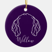 Golden Doodle Ornament (Om Logo) (Voorkant)