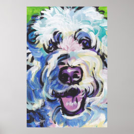 Golden Doodle Pop Art Poster