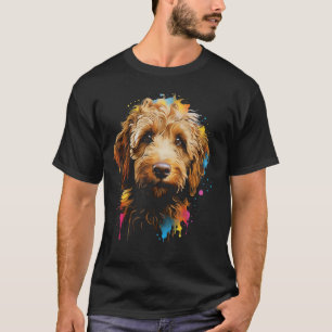 Golden Doodle Puppy Beste Hond Wandelen Huisdier F T-shirt