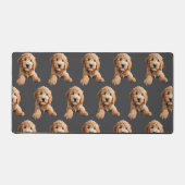 Golden Doodle Puppy Bureaumat (Voorkant)