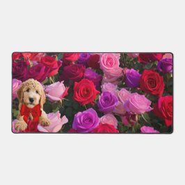 Golden Doodle Puppy Bureaumat