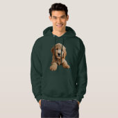 Golden Doodle Puppy Hoodie (Voorkant volledig)