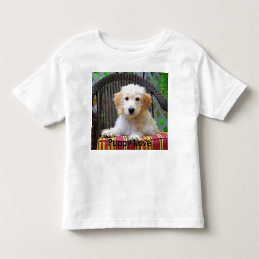 Golden Doodle Puppy Love Toddler T-shirt (Voorkant)