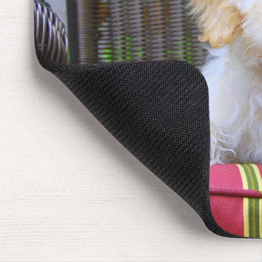 Golden Doodle Puppy Mousepad Muismat (Hoek)