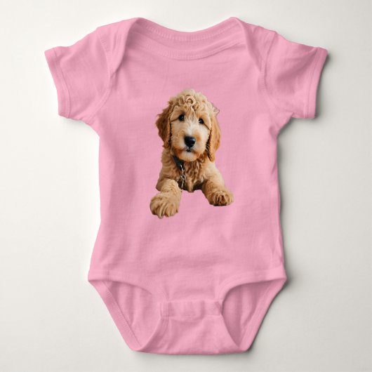 Golden Doodle Puppy Romper (Voorkant)