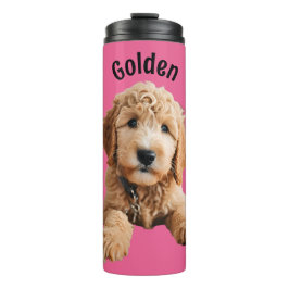 Golden Doodle Puppy Thermosbeker