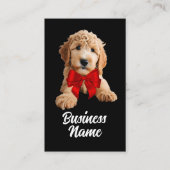 Golden Doodle Puppy Visitekaartje (Voorkant)