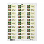 Golden Doodle Retouradreslabels Etiket (Full Sheet)