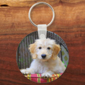 Golden Doodle Sleutelhanger (Voorkant)