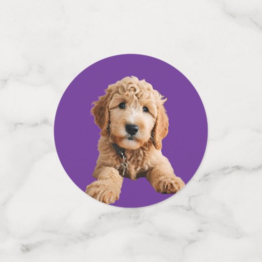 Golden Doodle Table Confetti (Kleine voorkant)