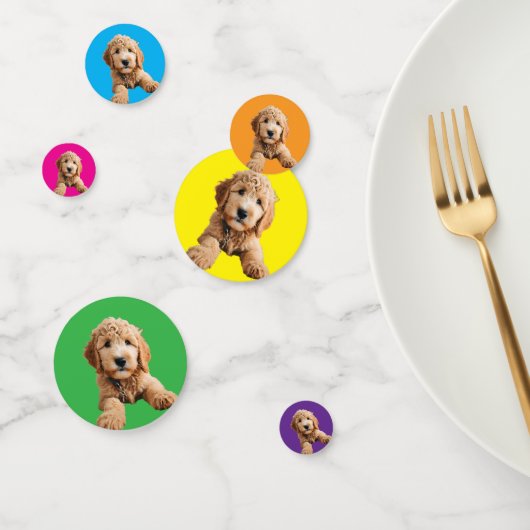 Golden Doodle Table Confetti (Groep)