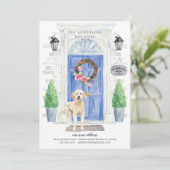 Golden Doodle Voorste Aankondiging van Bewegingsve (Staand voorkant)