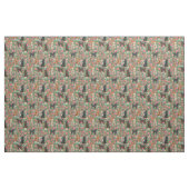 Golden Doodles bloemgroen Stof (Fat Quarter)