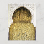 Golden Door en een Arch Way, Marokko Briefkaart (Voorkant)