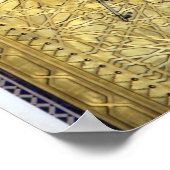 Golden Door en een Arch Way, Marokko Poster (Hoek)