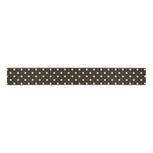 Golden Dot Ribbon Spool Grosgrain Lint (Voorkant)