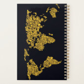 Golden Dot Wereldkaart Planner (Achterkant)