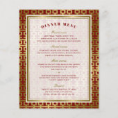 Golden Double Happiness Pattern Chinese Weddenscha (Voorkant)