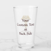 Golden Double Snake Caduceus Glas (Achterkant)
