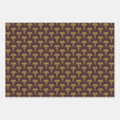 Golden Double Snake Caduceus Inpakpapier Vel (Voorkant 3)